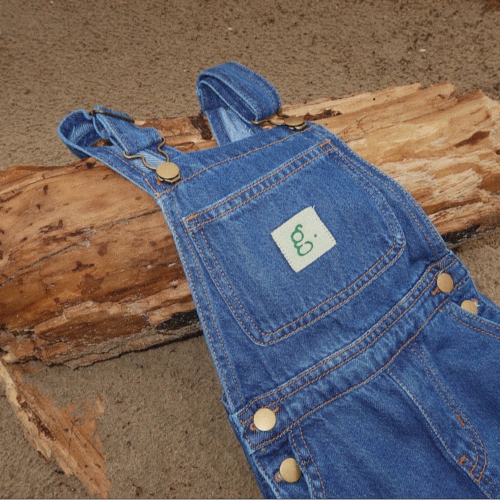 The Adventuralls- classic kids denim overalls